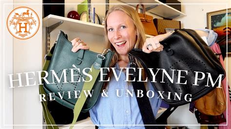 hermes evelyne iii pm fashionphile 2018 youtube|HERMES Evelyne III PM Unboxing & Review .